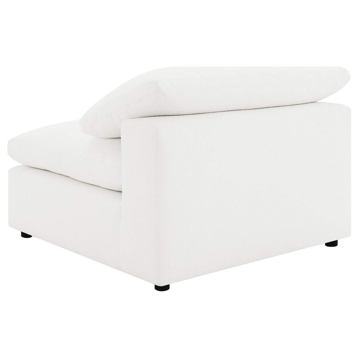 551751-SETB Raleigh 5-piece Boucle Upholstered Modular Sectional Ivory