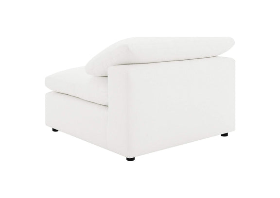 551751-SETB Raleigh 5-piece Boucle Upholstered Modular Sectional Ivory