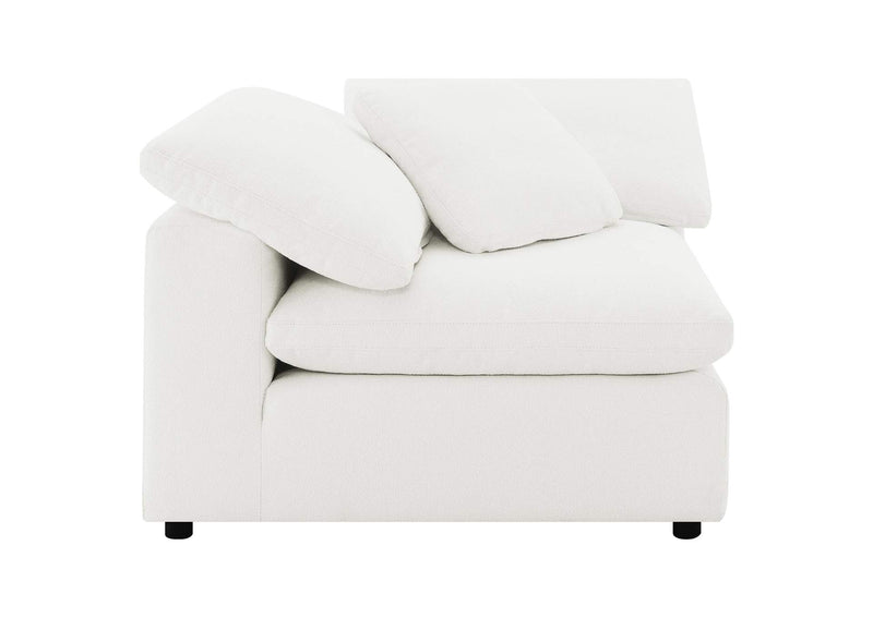 551751-SETB Raleigh 5-piece Boucle Upholstered Modular Sectional Ivory