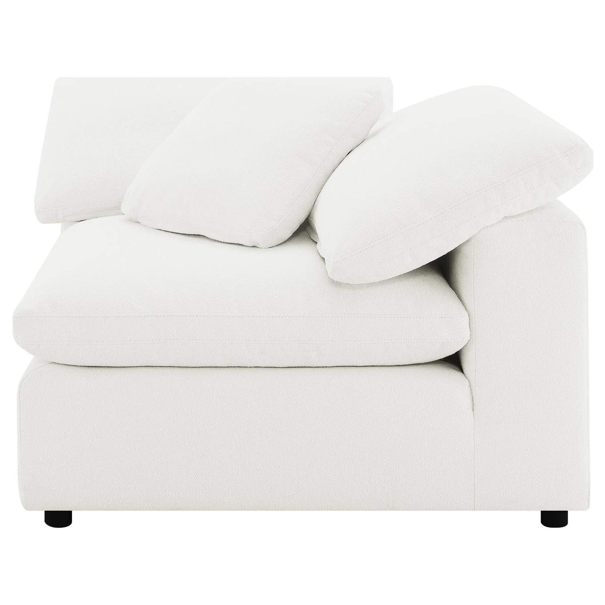 551751-SETB Raleigh 5-piece Boucle Upholstered Modular Sectional Ivory