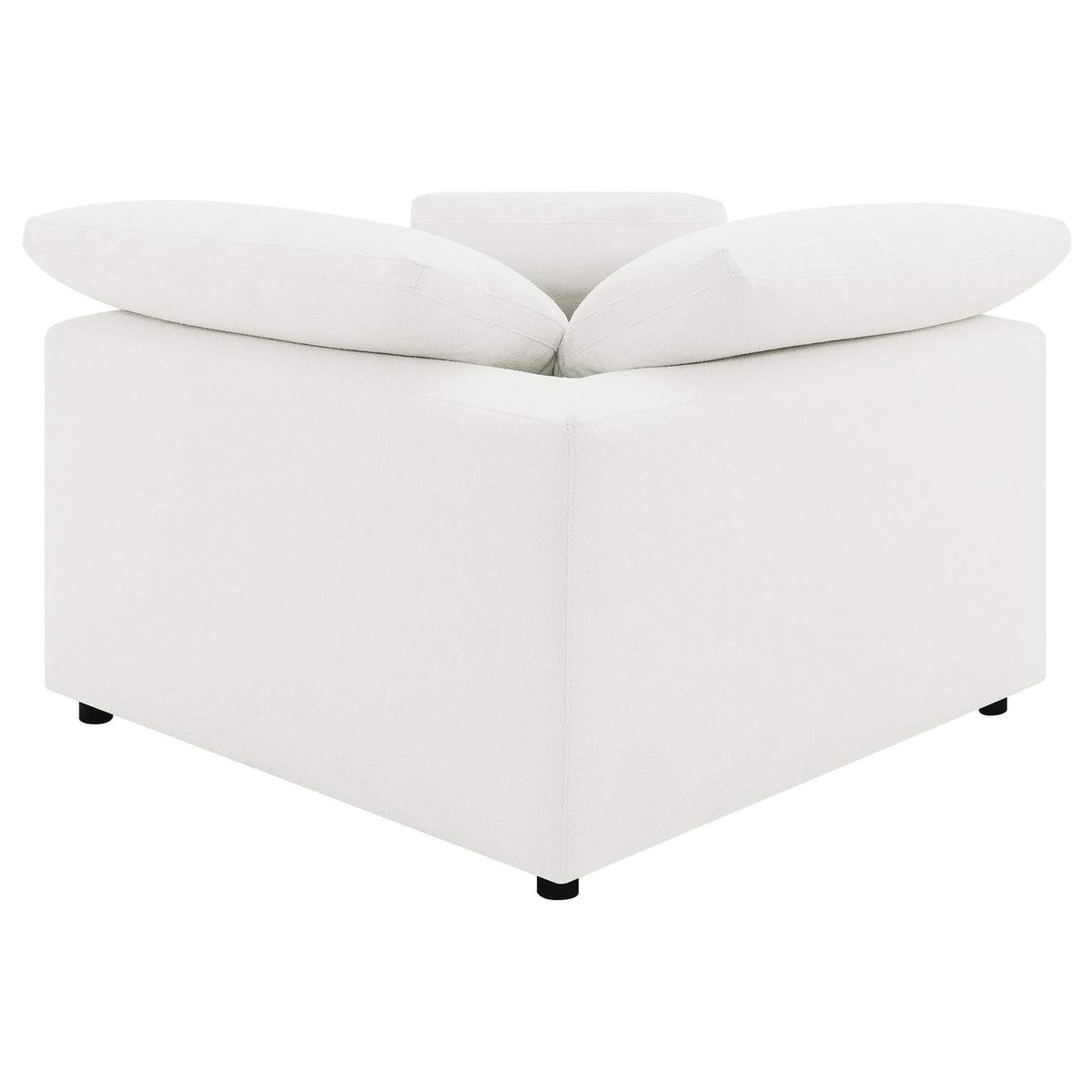 551751-SETB Raleigh 5-piece Boucle Upholstered Modular Sectional Ivory