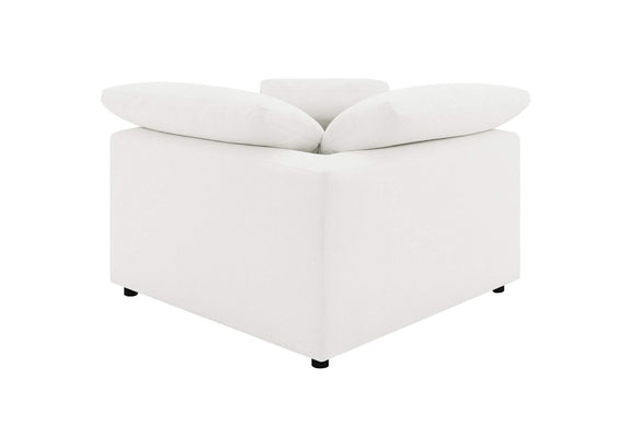 551751-SETB Raleigh 5-piece Boucle Upholstered Modular Sectional Ivory
