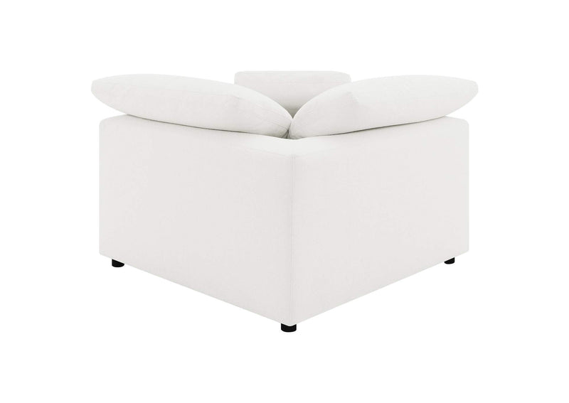 551751-SETB Raleigh 5-piece Boucle Upholstered Modular Sectional Ivory