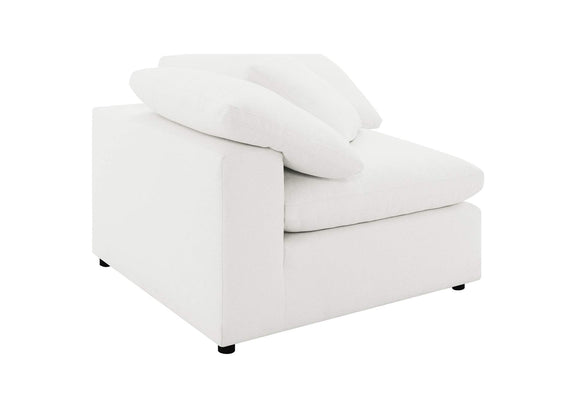551751-SETB Raleigh 5-piece Boucle Upholstered Modular Sectional Ivory