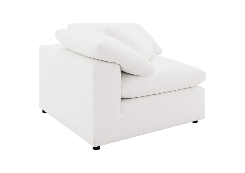 551751-SETB Raleigh 5-piece Boucle Upholstered Modular Sectional Ivory