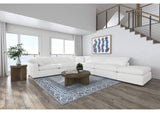 551751-SET Raleigh 6-piece Boucle Upholstered Modular Sectional Ivory