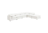 551751-SET Raleigh 6-piece Boucle Upholstered Modular Sectional Ivory