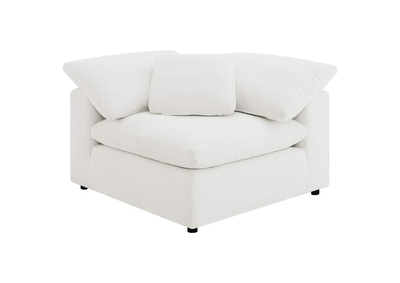 551751-SET Raleigh 6-piece Boucle Upholstered Modular Sectional Ivory