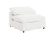 551751 Raleigh Boucle Upholstered Armless Chair Ivory