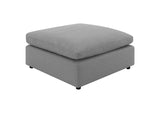 551754-SETA Raleigh 6-piece Boucle Upholstered Modular Sectional Grey