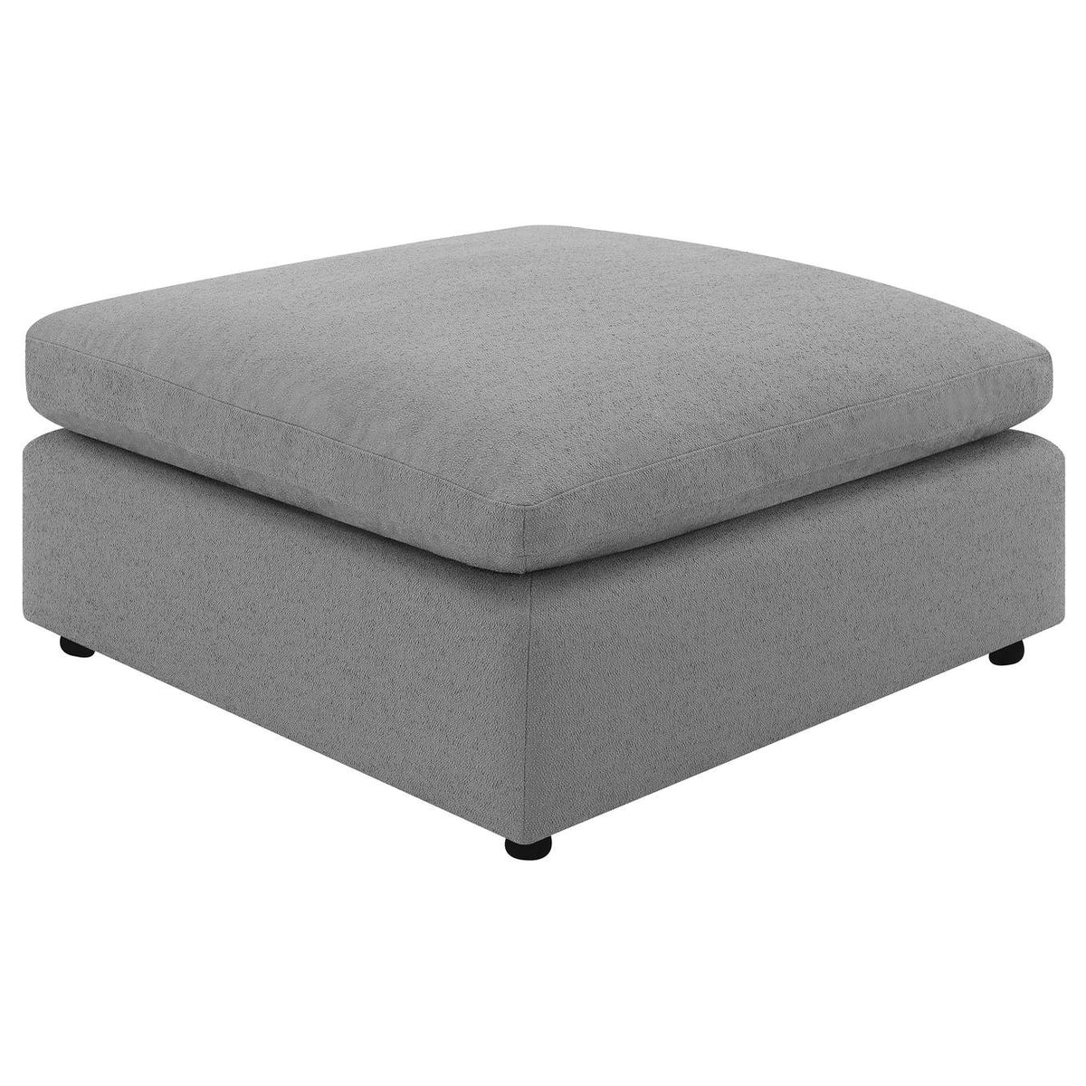 551754-SET Raleigh 6-piece Boucle Upholstered Modular Sectional Grey