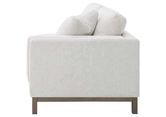 551777 Geneva Boucle Upholstered Sectional Chaise Sofa Sand