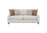 552061-S2 Christine 2-piece Upholstered Sloped Arm Sofa Set Beige