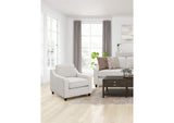552063 Christine Upholstered Sloped Arm Accent Chair Beige