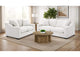 552091-S2 Ashlyn 2-piece Upholstered Track Arm Sofa Set Sand