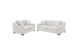 552091-S2 Ashlyn 2-piece Upholstered Track Arm Sofa Set Sand