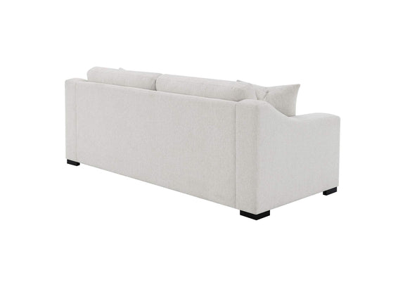 552091-S2 Ashlyn 2-piece Upholstered Track Arm Sofa Set Sand