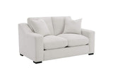 552091-S3 Ashlyn 3-piece Upholstered Track Arm Sofa Set Sand