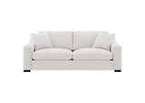 552091 Ashlyn Fabric Upholstered Track Arm Sofa Sand