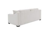 552091 Ashlyn Fabric Upholstered Track Arm Sofa Sand