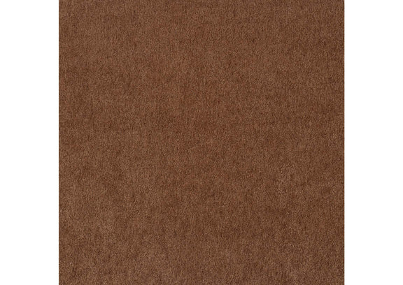 552102 Selma Velvet Upholstered Crescent Arm Loveseat Rust