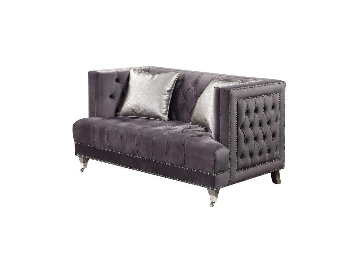 55266 Hegio Loveseat with 2 Pillows