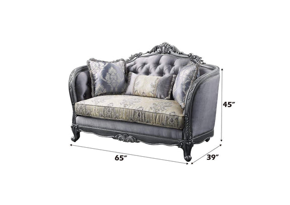 55346 Ariadne Loveseat with 3 Pillows