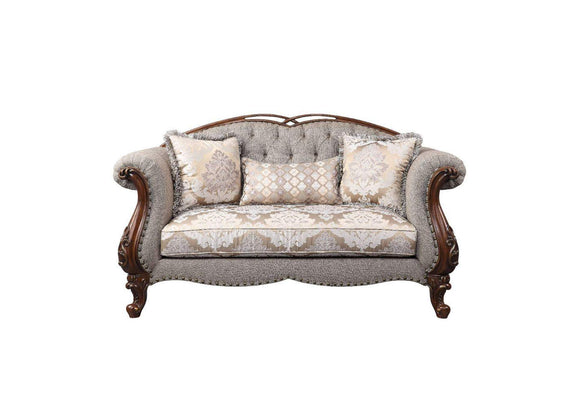 55366 Miyeon Loveseat with 3 Pillows