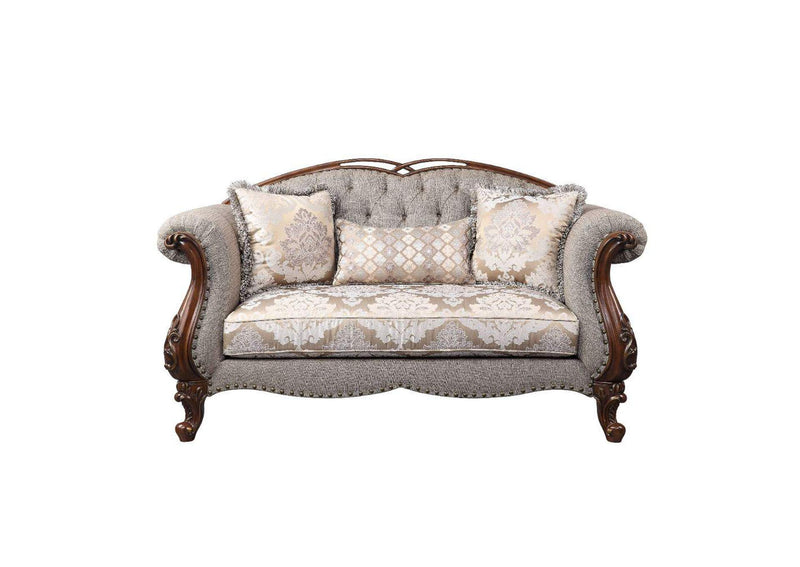 55366 Miyeon Loveseat with 3 Pillows