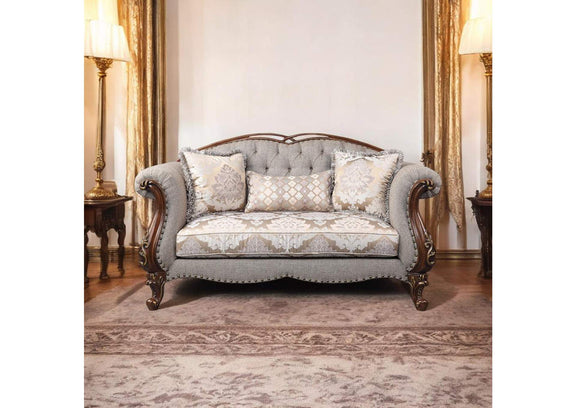 55366 Miyeon Loveseat with 3 Pillows