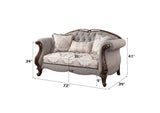 55366 Miyeon Loveseat with 3 Pillows