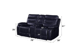 55371 Aashi Motion Loveseat with Console
