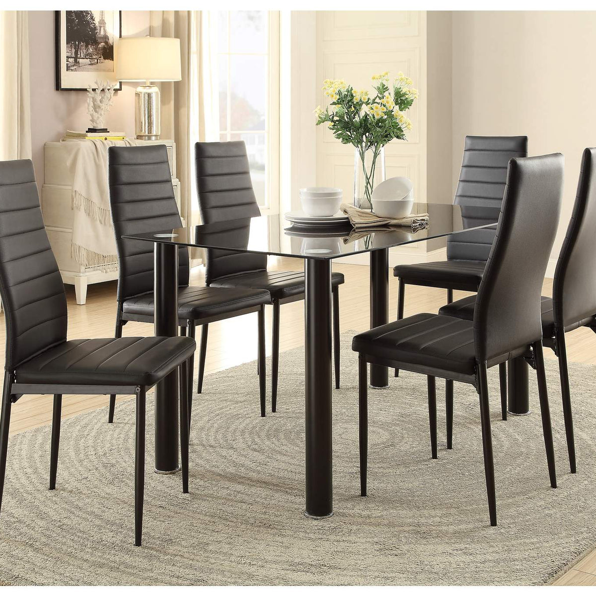 5538BKS Florian Side Chair