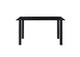 5538BKKIT Florian Dining Table, Glass Top