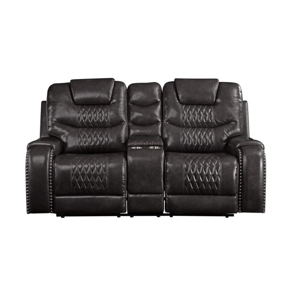 55411 Braylon Motion Loveseat with Console