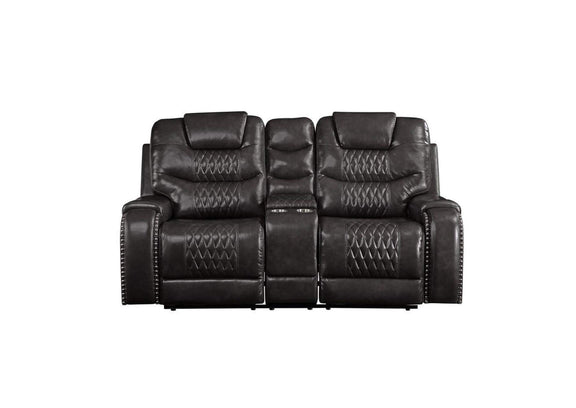 55411 Braylon Motion Loveseat with Console