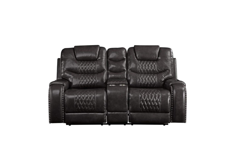55411 Braylon Motion Loveseat with Console