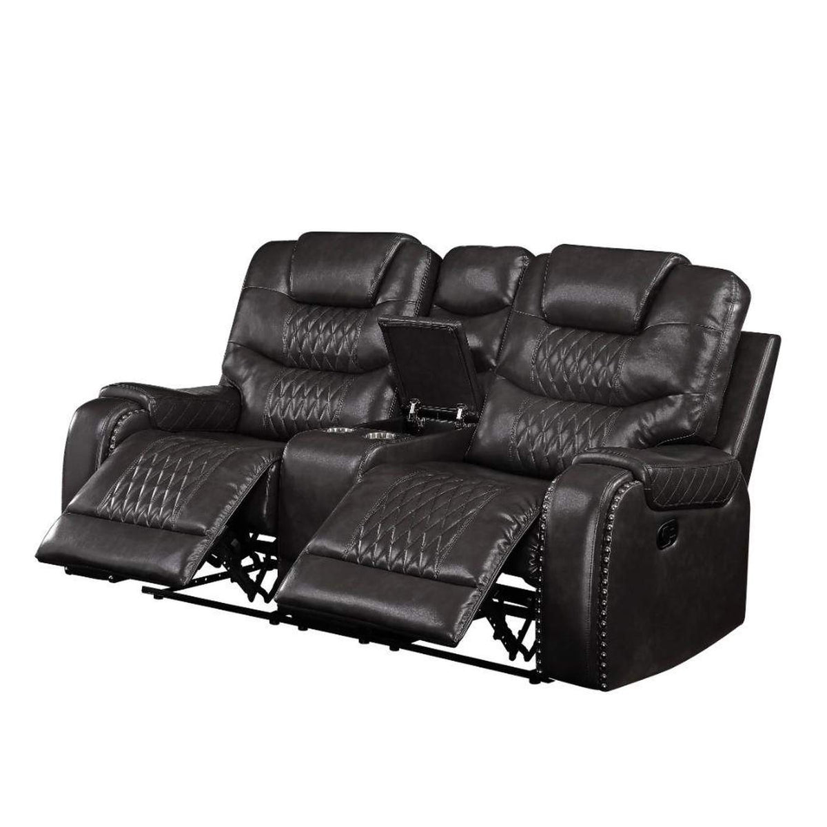 55411 Braylon Motion Loveseat with Console