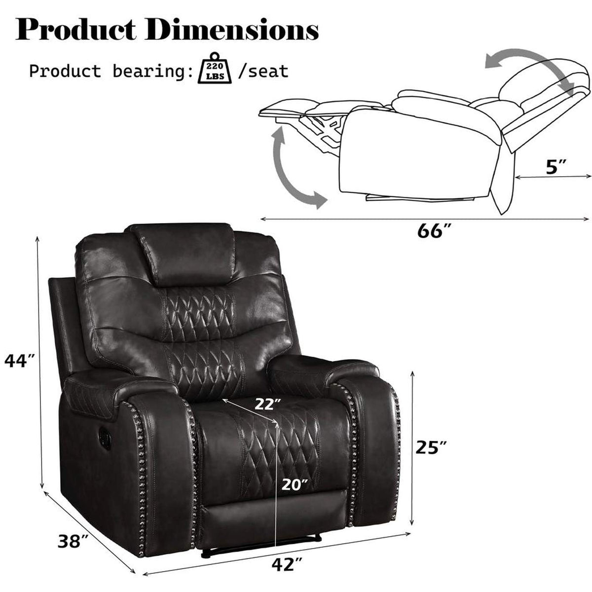 55412 Braylon Motion Recliner