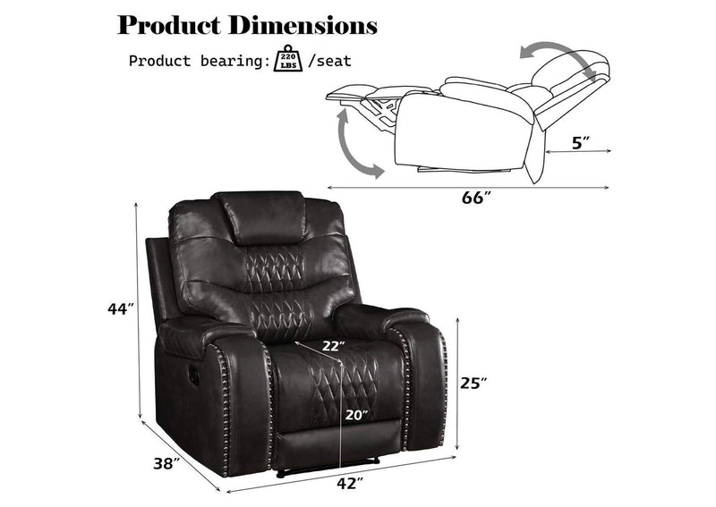 55412 Braylon Motion Recliner