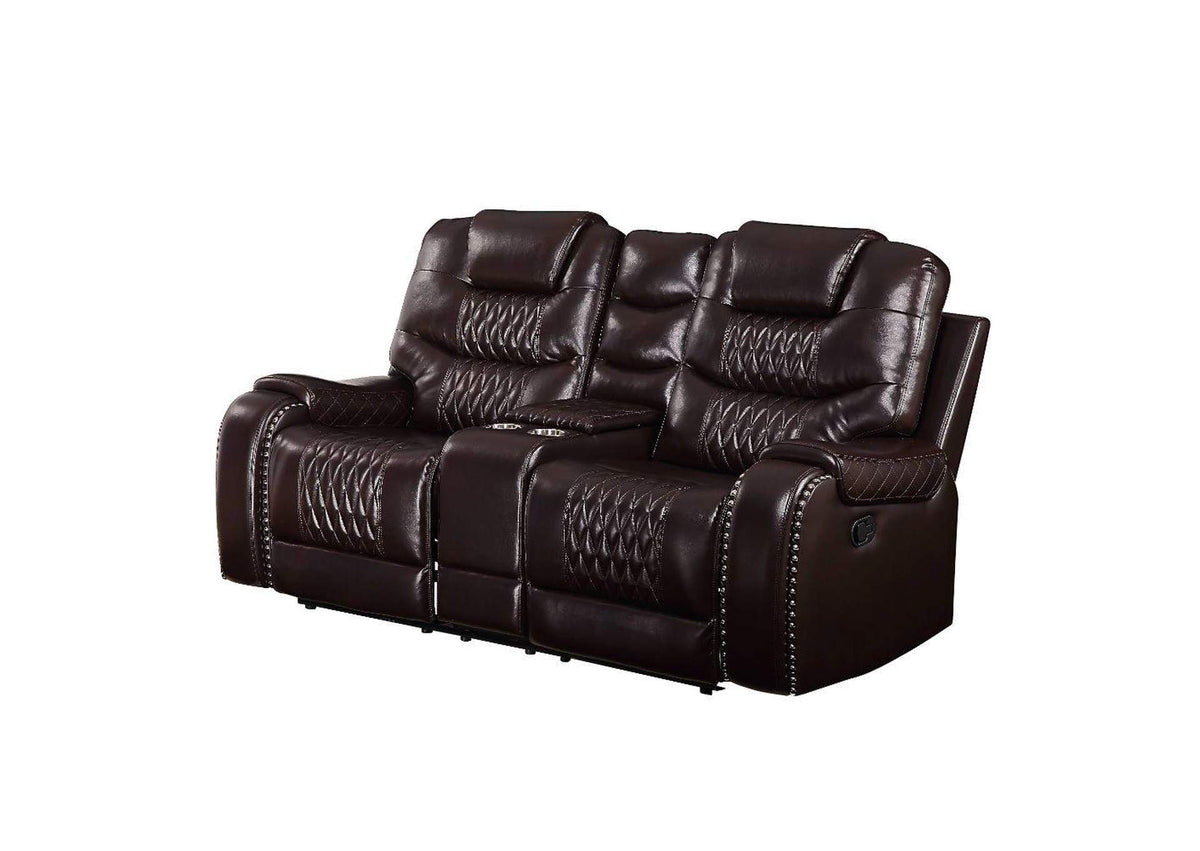 55416 Braylon Motion Loveseat with Console