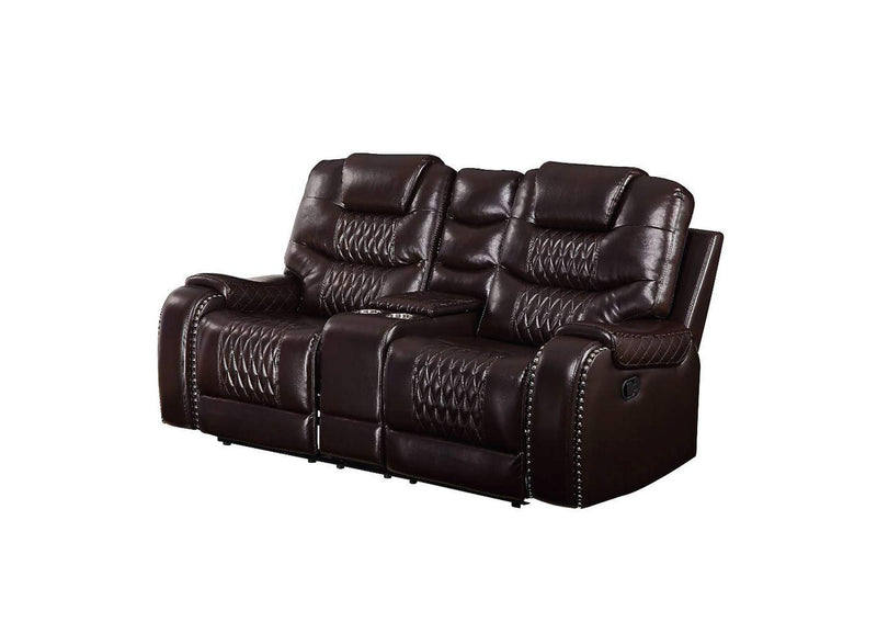 55416 Braylon Motion Loveseat with Console