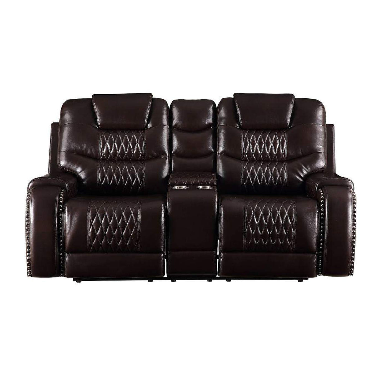 55416 Braylon Motion Loveseat with Console