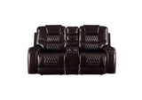55416 Braylon Motion Loveseat with Console