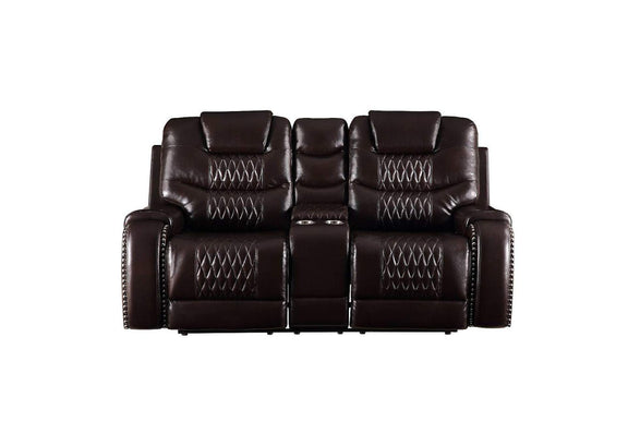 55416 Braylon Motion Loveseat with Console