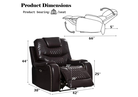 55418 Braylon Power Motion Recliner