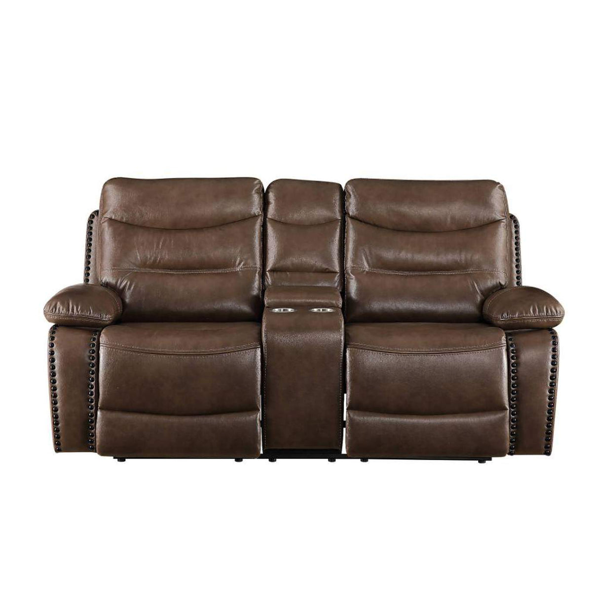 55421 Aashi Motion Loveseat with Console