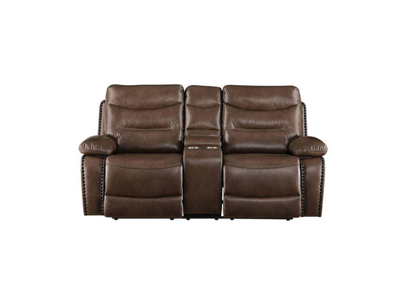 55421 Aashi Motion Loveseat with Console
