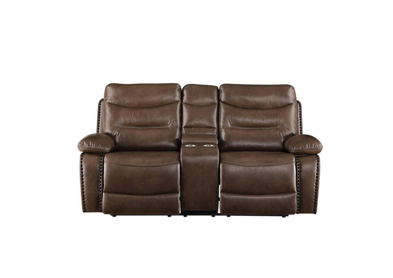 55421 Aashi Motion Loveseat with Console