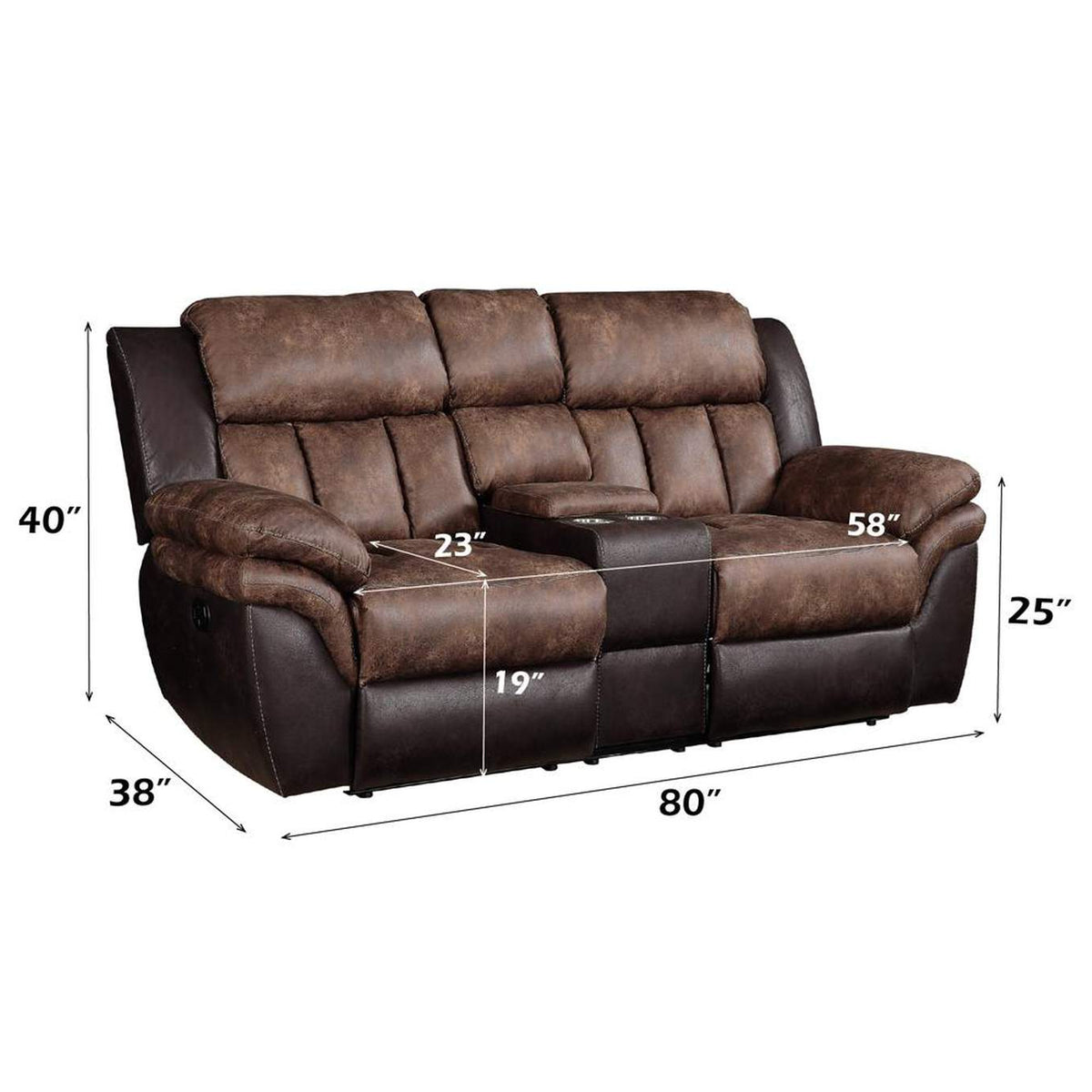 55426 Jaylen Motion Loveseat with Console